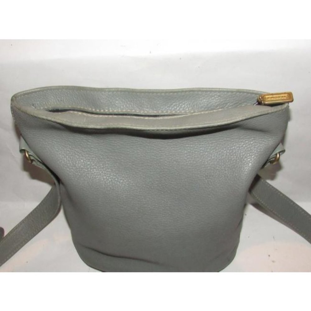 Coach Vintage Sage Green Buttery Soft Leather & Brass Hardware Sonoma Feed bag - Picture 11 of 12